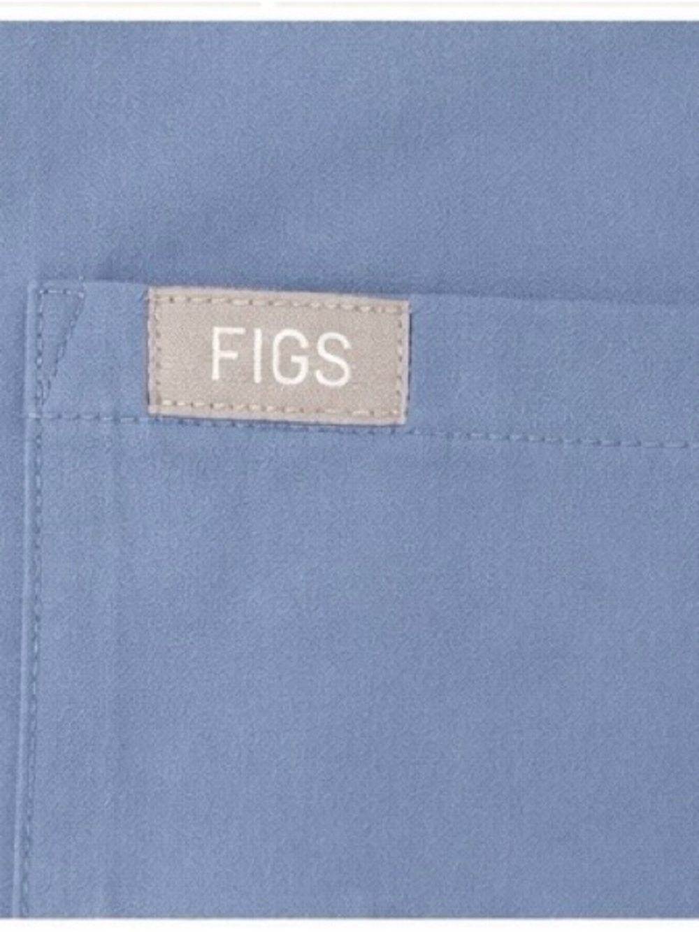 FIGS Catarina FW1000 One Pocket Scrub Top XS Light Blue Technical Collection